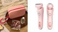 2-in-1 Hair Removal Epilator - USB Rechargeable Women's Body Razor & Trimmer