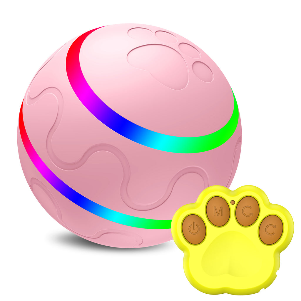 Smart Interactive Cat Ball Toy - USB Rechargeable Self-Rotating