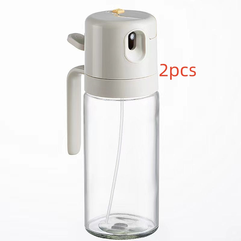 2-in-1 Oil Sprayer Bottle - BBQ Cooking Dispenser with Pour & Spray Modes
