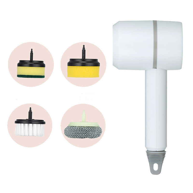 Electric Cleaning Brush - USB Rechargeable Automatic Kitchen & Bathroom Scrubber
