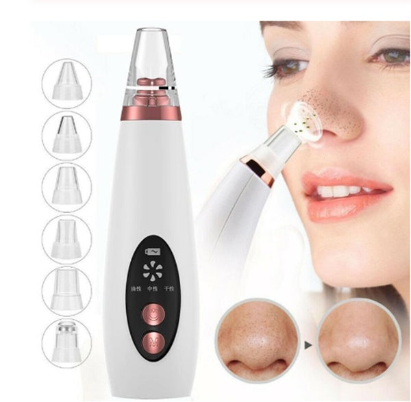 Microcrystalline Blackhead Remover - 53KPA USB Rechargeable Pore Vacuum Cleaner