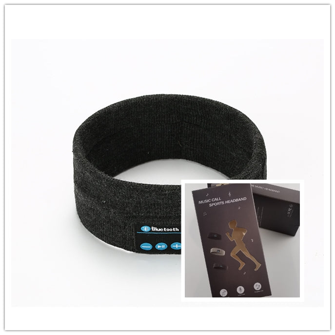 Bluetooth Fitness Headband - Wireless Music & Hands-Free Calls for Yoga & Running