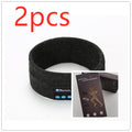 Bluetooth Fitness Headband - Wireless Music & Hands-Free Calls for Yoga & Running