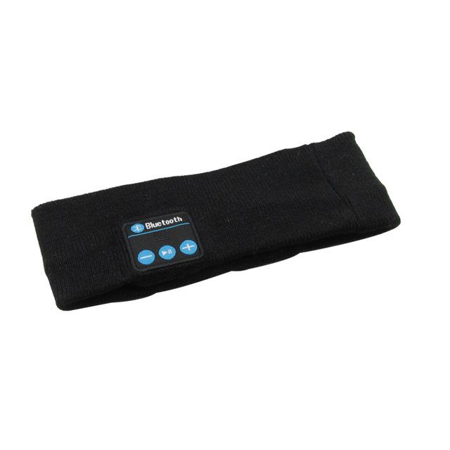 Bluetooth Fitness Headband - Wireless Music & Hands-Free Calls for Yoga & Running