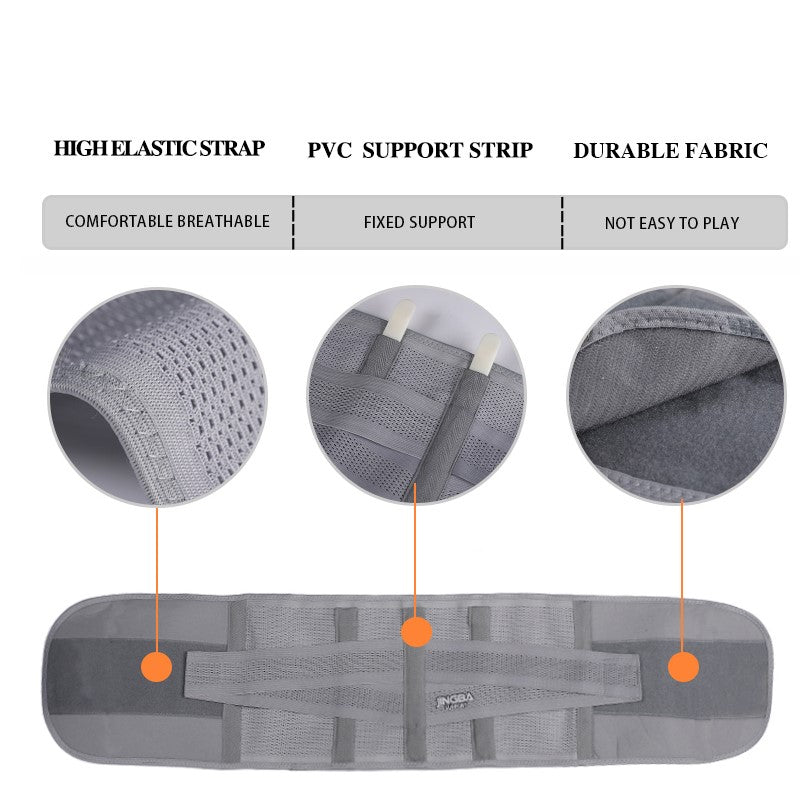 Fitness Waist Support Belt - Adjustable Lower Back Protection for Gym & Sports