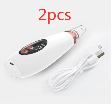 Microcrystalline Blackhead Remover - 53KPA USB Rechargeable Pore Vacuum Cleaner
