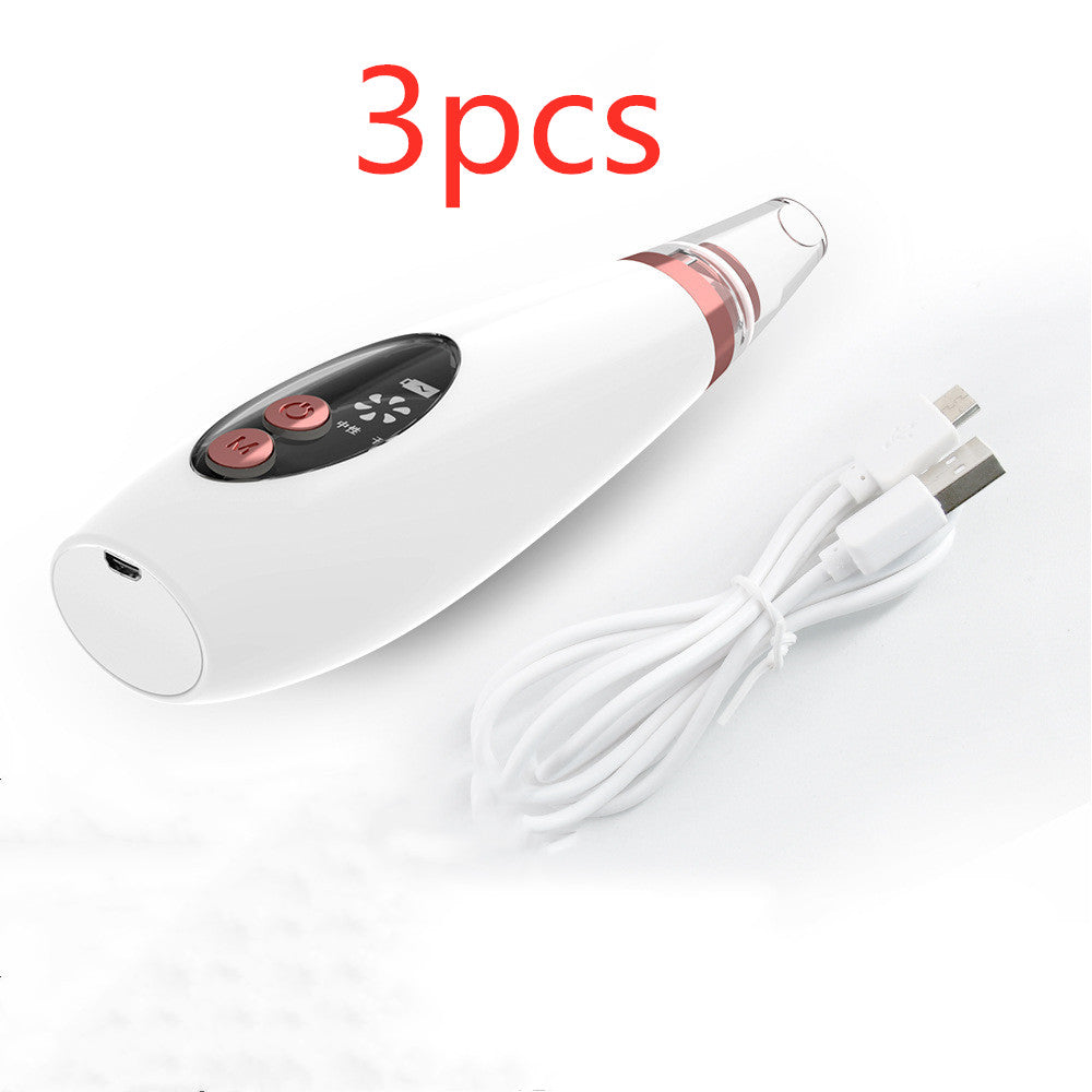 Microcrystalline Blackhead Remover - 53KPA USB Rechargeable Pore Vacuum Cleaner