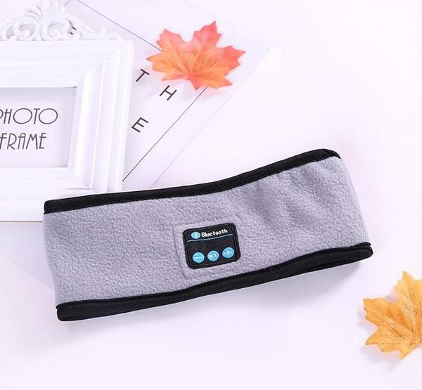 Bluetooth Fitness Headband - Wireless Music & Hands-Free Calls for Yoga & Running