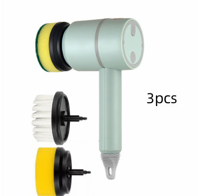 Electric Cleaning Brush - USB Rechargeable Automatic Kitchen & Bathroom Scrubber