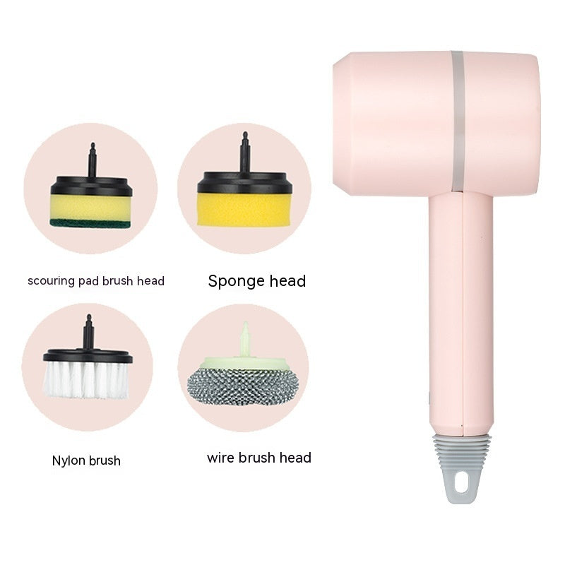 Electric Cleaning Brush - USB Rechargeable Automatic Kitchen & Bathroom Scrubber