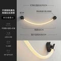 Creative Atmosphere Nordic Light Bulb Sofa Decoration Soft Silicone Strip Lamp