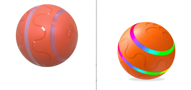 Smart Interactive Cat Ball Toy - USB Rechargeable Self-Rotating