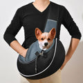 Portable Pet Carrier Bag - Breathable Crossbody for Dogs & Cats
