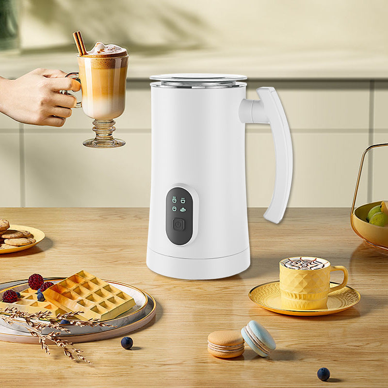 Automatic Milk Frother - Stainless Steel Hot & Cold Electric Whipping Machine