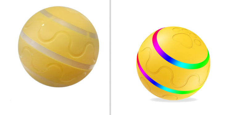 Smart Interactive Cat Ball Toy - USB Rechargeable Self-Rotating
