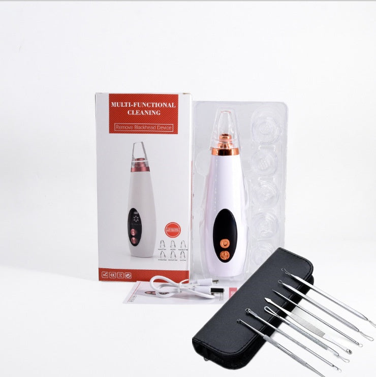 Microcrystalline Blackhead Remover - 53KPA USB Rechargeable Pore Vacuum Cleaner