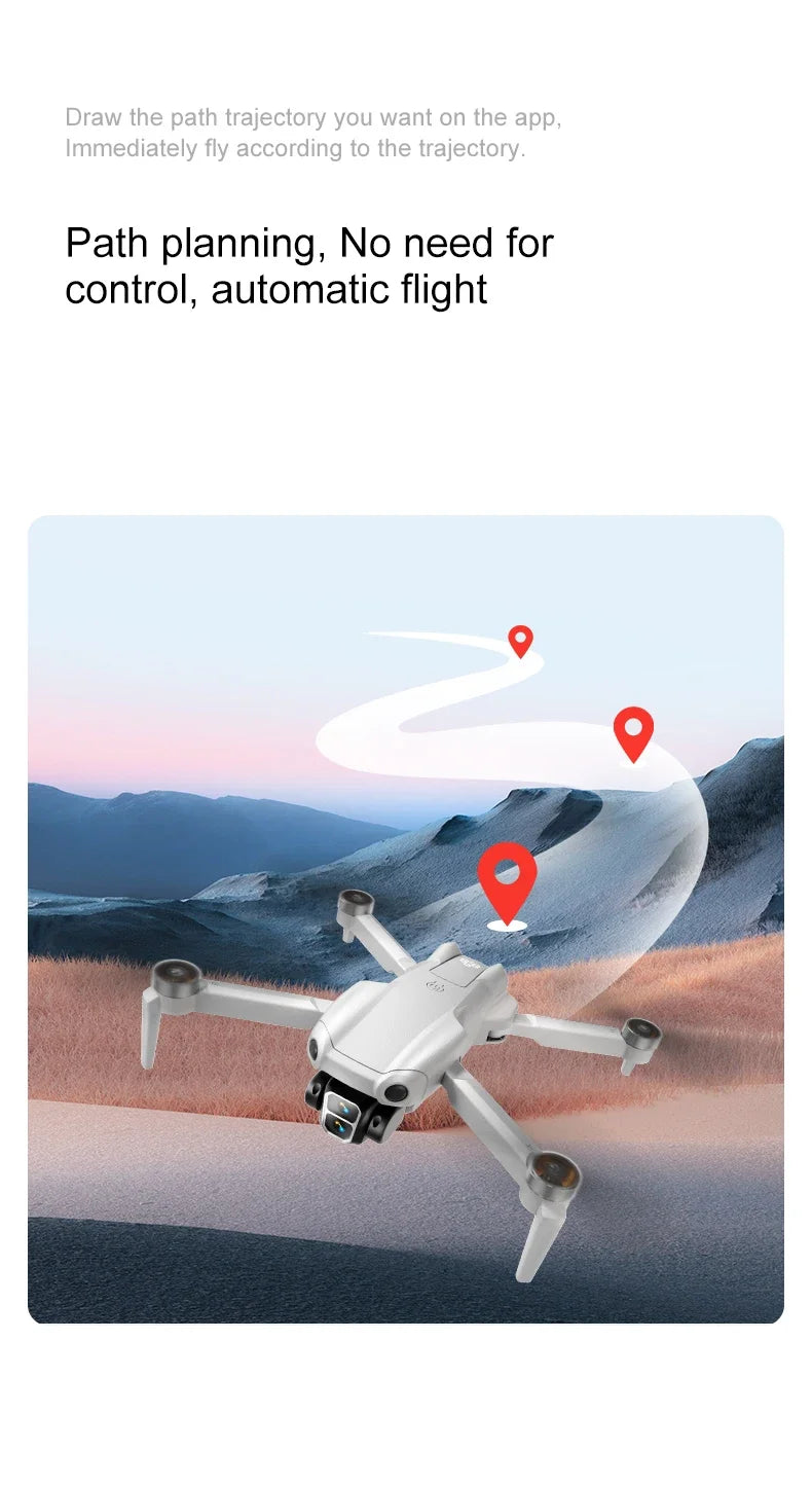 8K Pro VR Drone - Dual HD Camera with Obstacle Avoidance & Brushless Motor