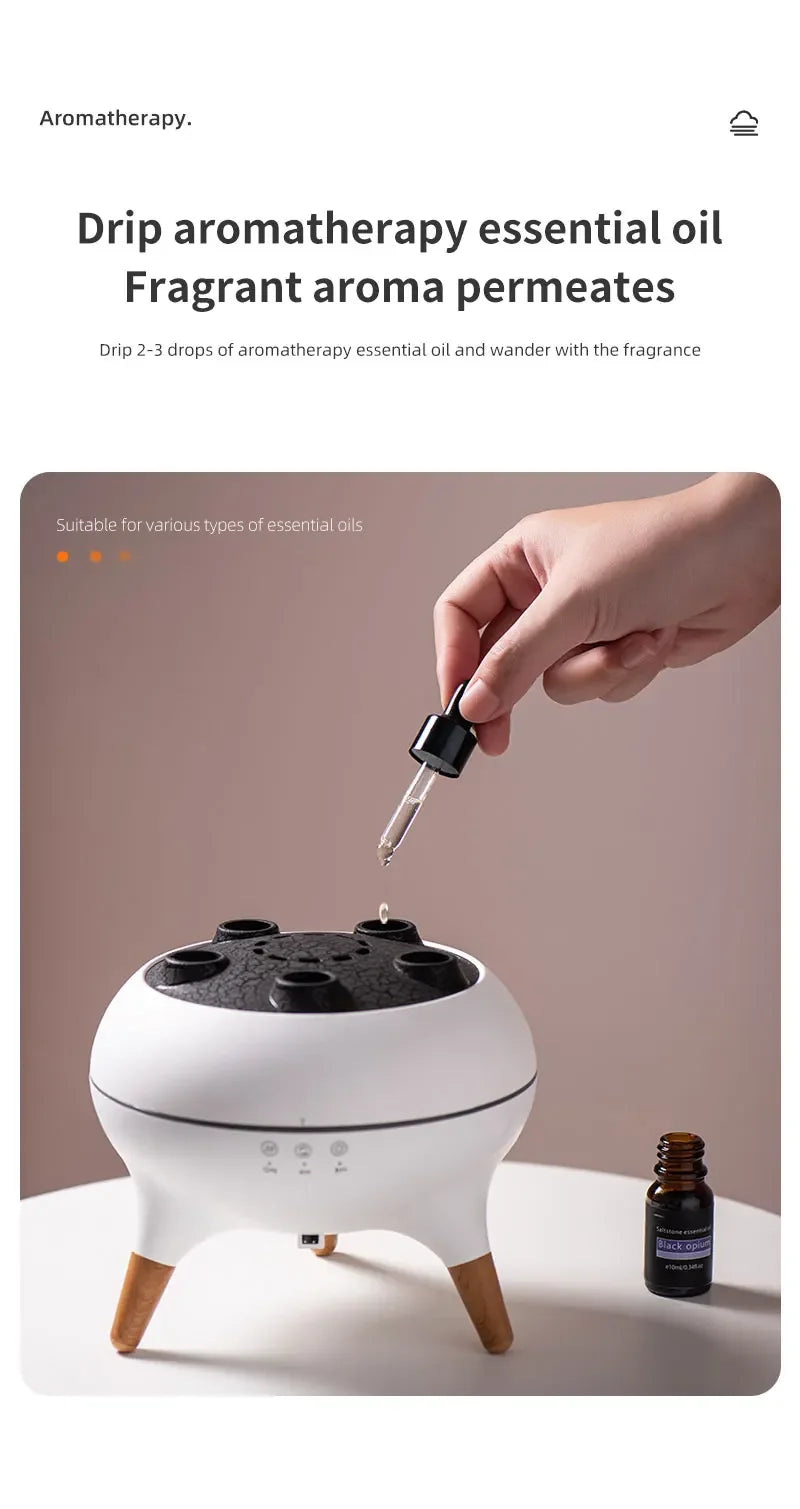 🪼 Jellyfish Air Humidifier 250ml - Essential Oil Diffuser with 7 Color Lights