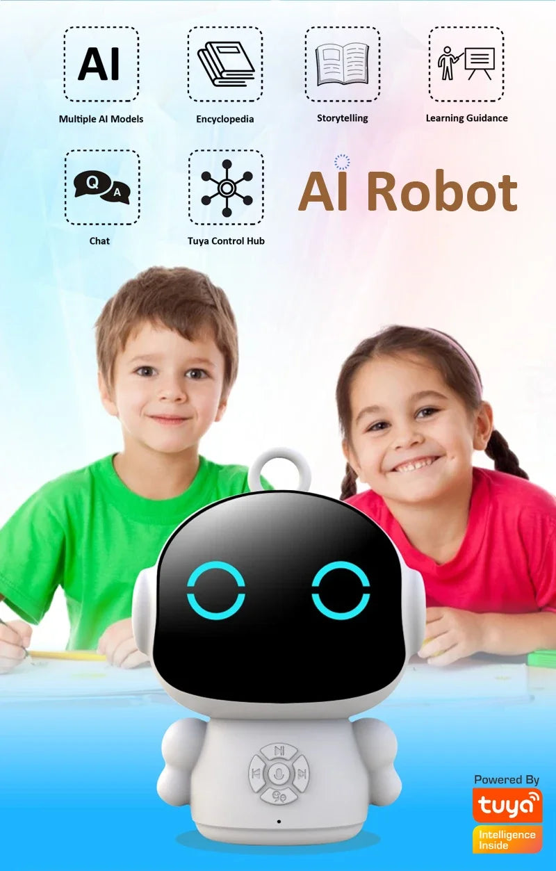 ChatGPT AI Smart Robot for Kids - 61 Languages Educational Companion