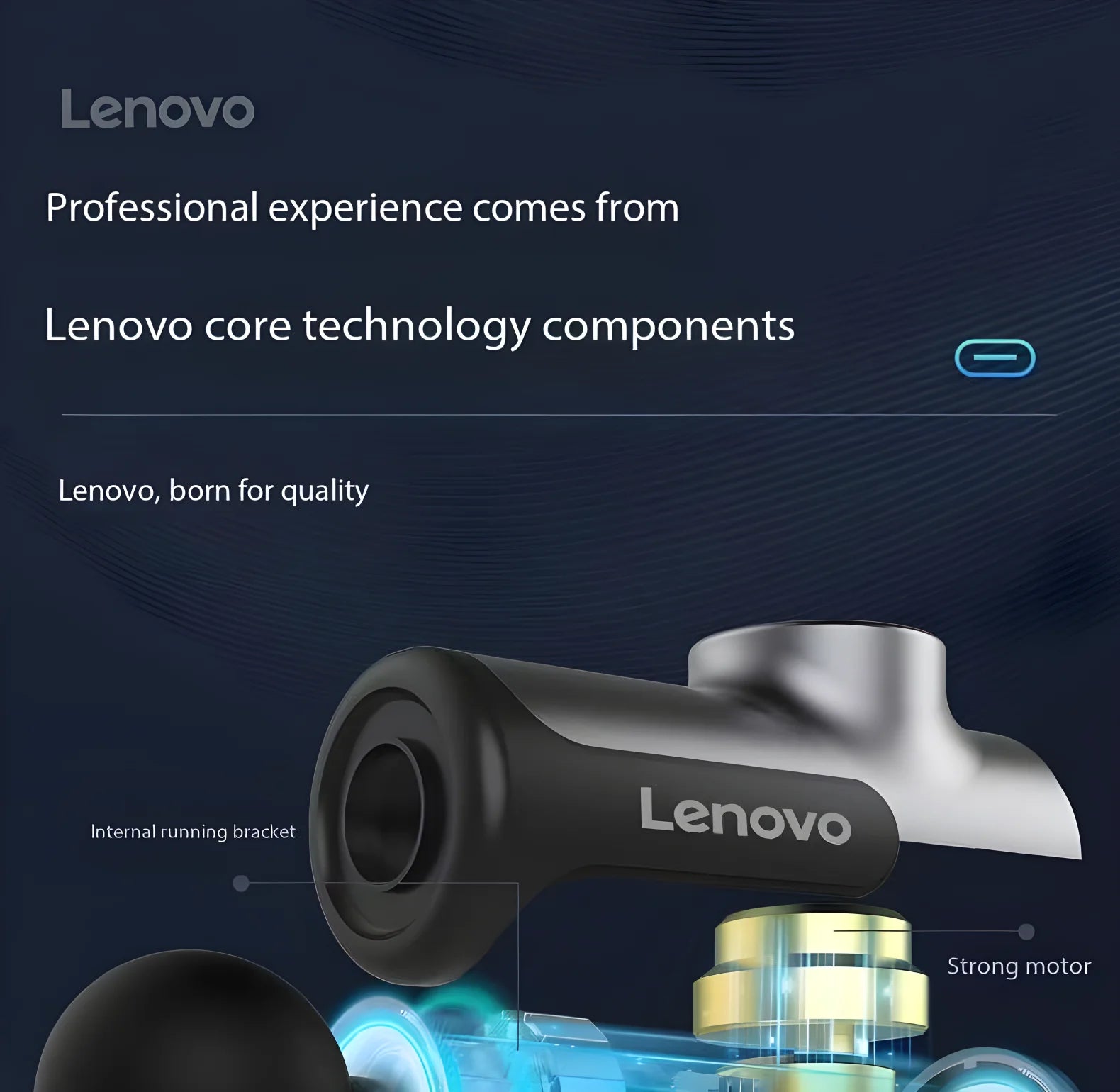 💪 Lenovo Massage Gun - Deep Muscle Relief with LED Touch Screen & 8 Heads