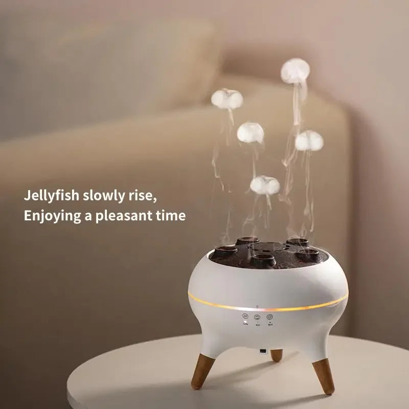 🪼 Jellyfish Air Humidifier 250ml - Essential Oil Diffuser with 7 Color Lights