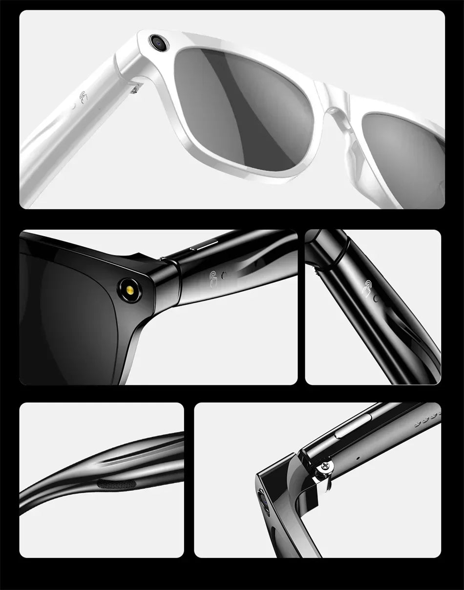 Smart 8K AI Glasses - 1200MP Camera with ChatGPT & Bluetooth