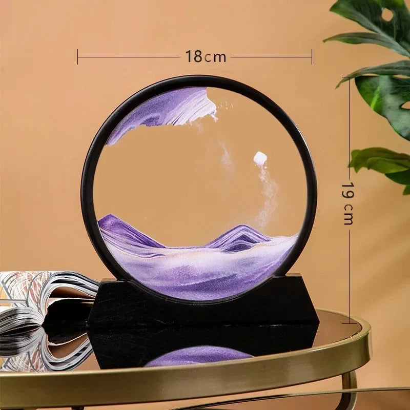 🎨 3D Moving Sand Art - Creative Desktop Stress Relief Home Decor