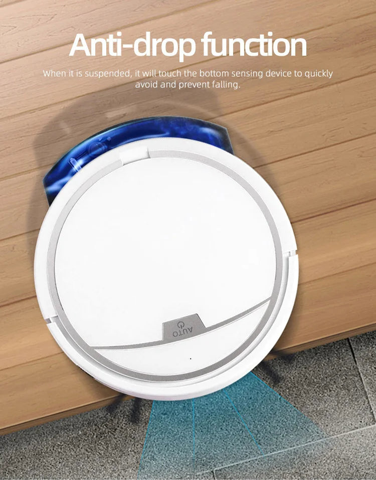 Smart Robot Vacuum & Mop 3-in-1 - App Control with 2800Pa Suction Power