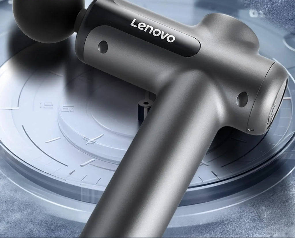 💪 Lenovo Massage Gun - Deep Muscle Relief with LED Touch Screen & 8 Heads