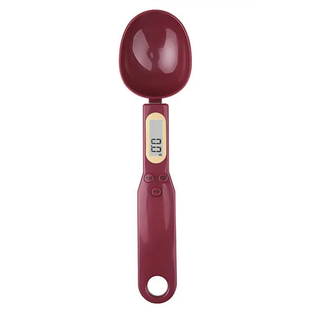 🥄 Mini Digital Spoon Scale - 0.1-500g Kitchen Measuring Spoon