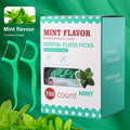 🦷 Mint Dental Floss Sticks - Portable Disposable Deep Cleaning Oral Care
