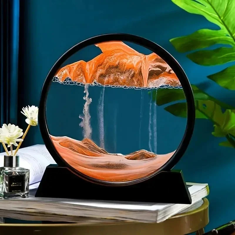 🎨 3D Moving Sand Art - Creative Desktop Stress Relief Home Decor