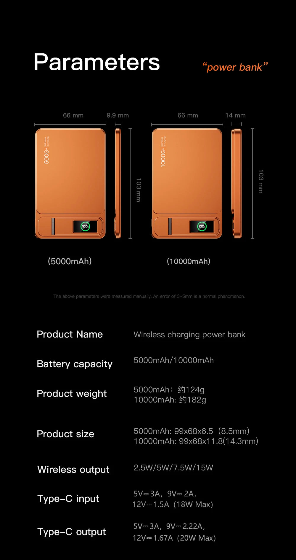 🔋 10000mAh MagSafe Power Bank - Magnetic Wireless 20W Fast Charging