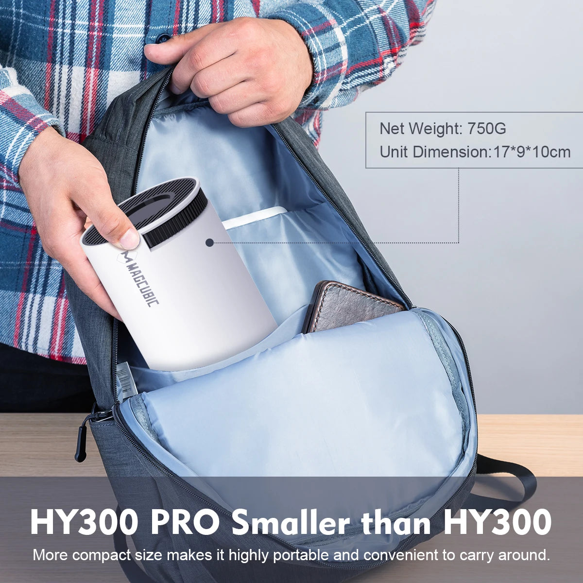 🎬 SkyCinema HY300 Pro - 180° Rotating Smart Projector for Ceiling Movies