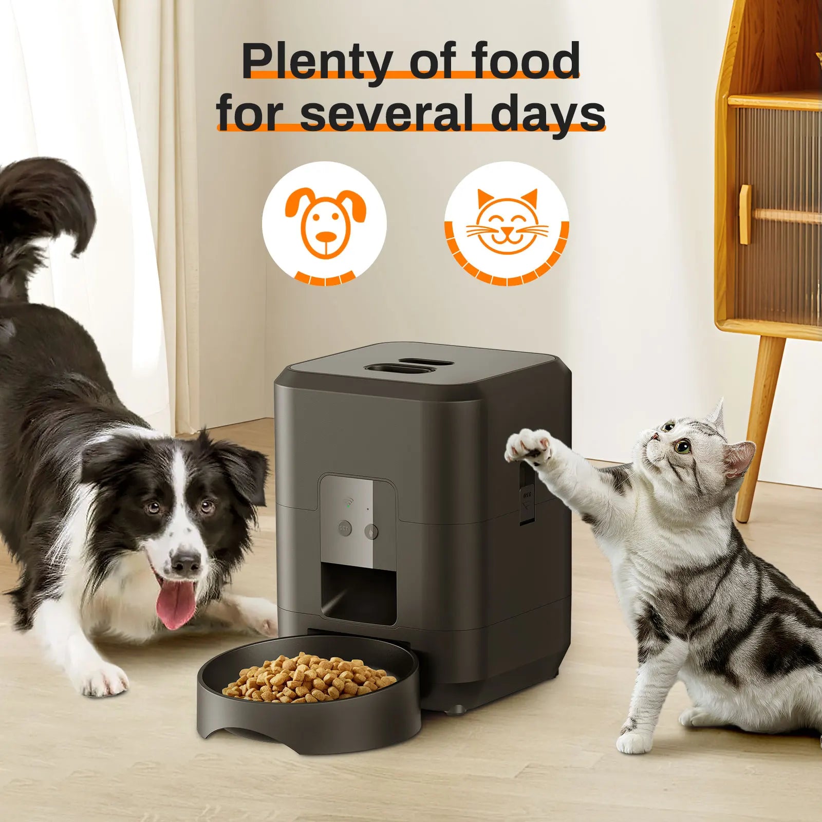 🐾 Smart Automatic Pet Feeder - Portion Control, Never Miss a Meal!