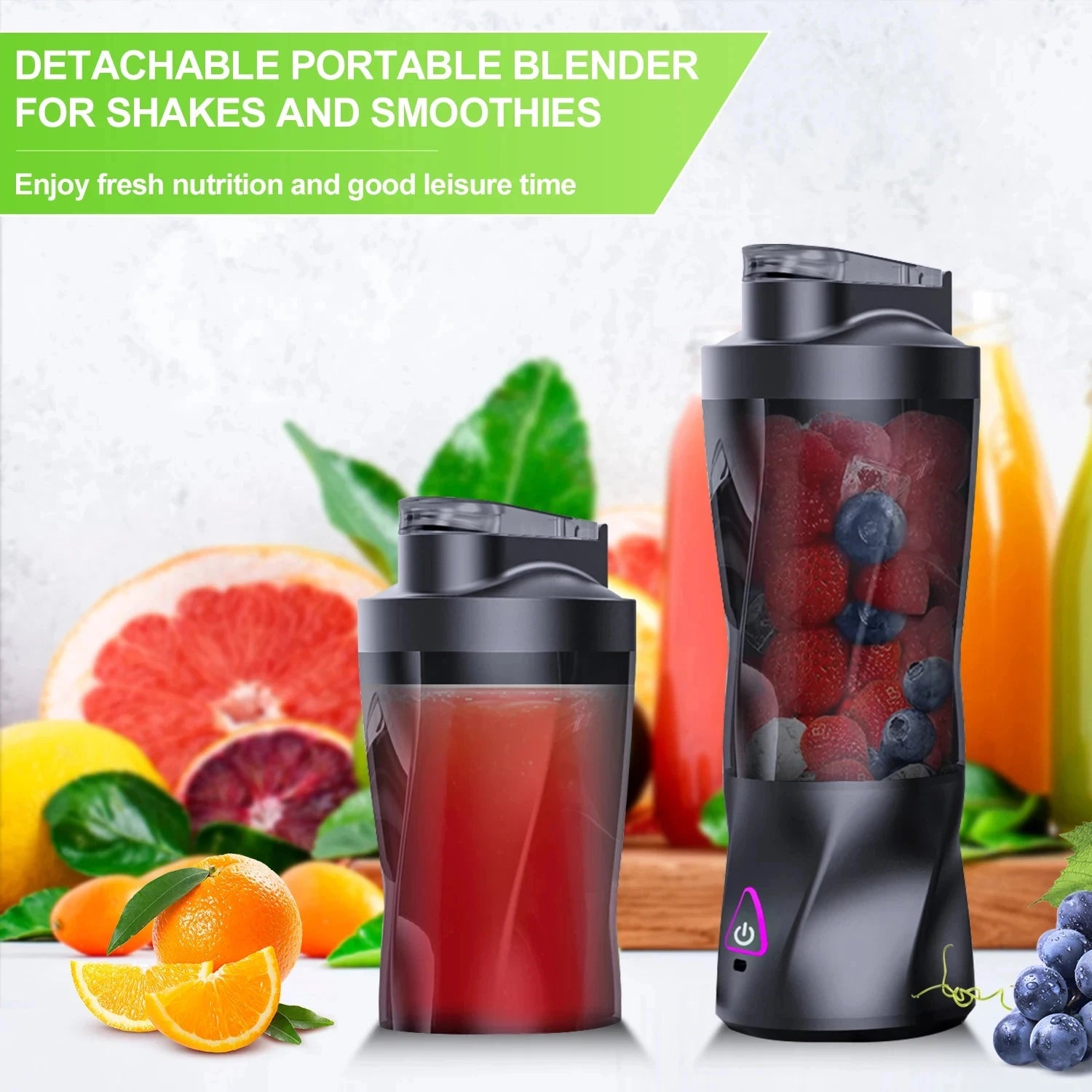 💪 TitanBlend 700 - High-Capacity USB Power Blender for Elite Workouts