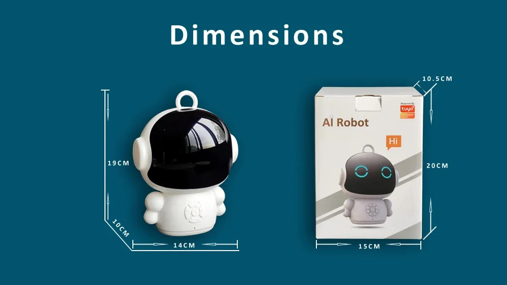 ChatGPT AI Smart Robot for Kids - 61 Languages Educational Companion
