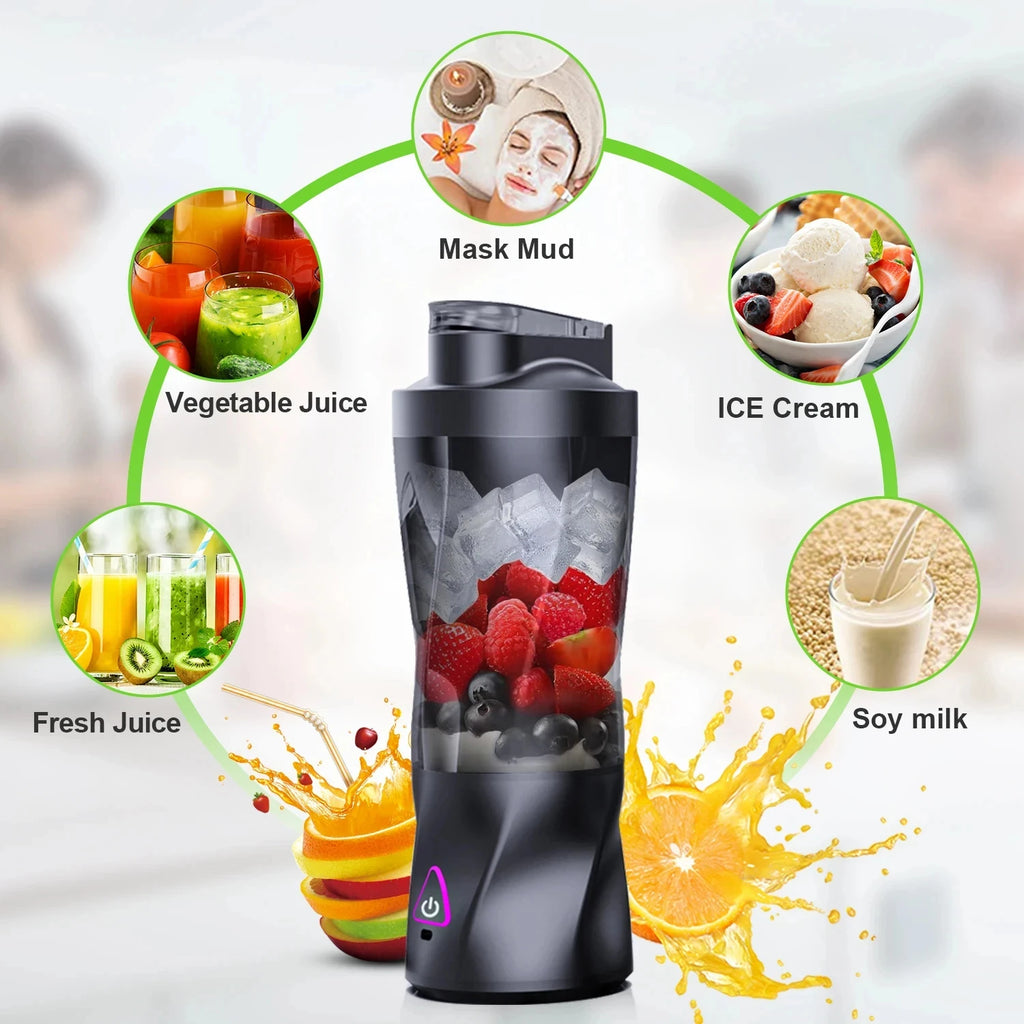💪 TitanBlend 700 - High-Capacity USB Power Blender for Elite Workouts