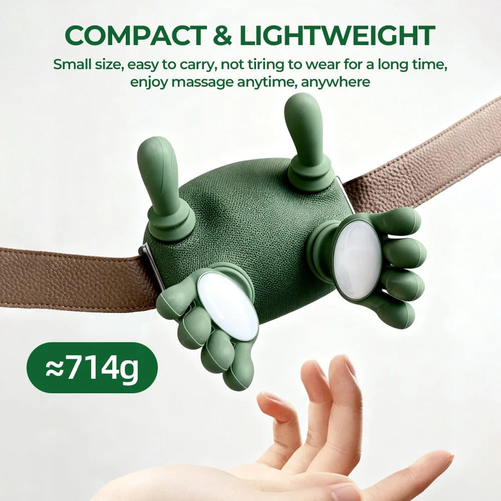💆 Bionic Finger 5D Shiatsu Neck Massager - Ultra-Quiet Brushless Motor