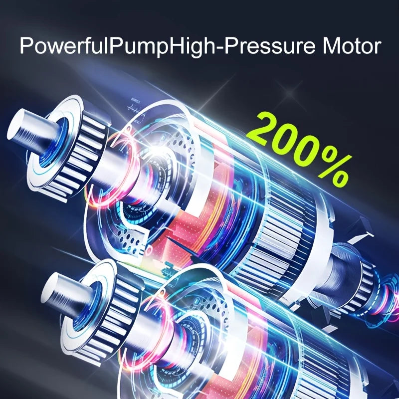 🚗 Portable Car Air Compressor 150PSI - 3X Faster Cordless Tire Inflator