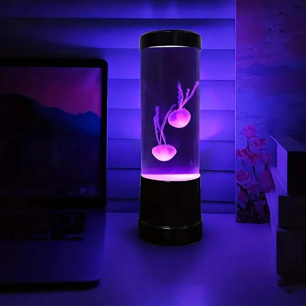🪼 Jellyfish LED Lamp - Remote Control 8 Color Aquarium Night Light