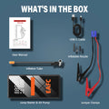 🚗 4-in-1 Car Jump Starter - Wireless Tire Inflator, Air Compressor & Power Bank