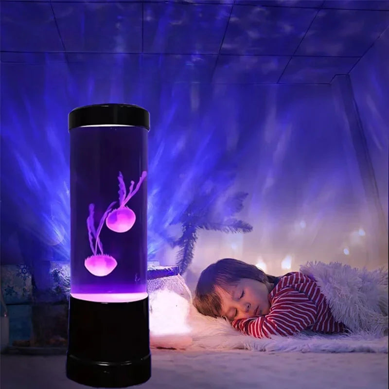 🪼 Jellyfish LED Lamp - Remote Control 8 Color Aquarium Night Light