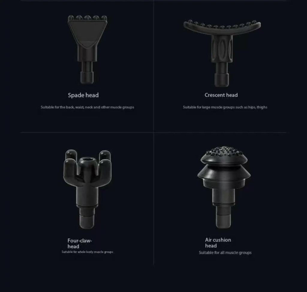 💪 Lenovo Massage Gun - Deep Muscle Relief with LED Touch Screen & 8 Heads