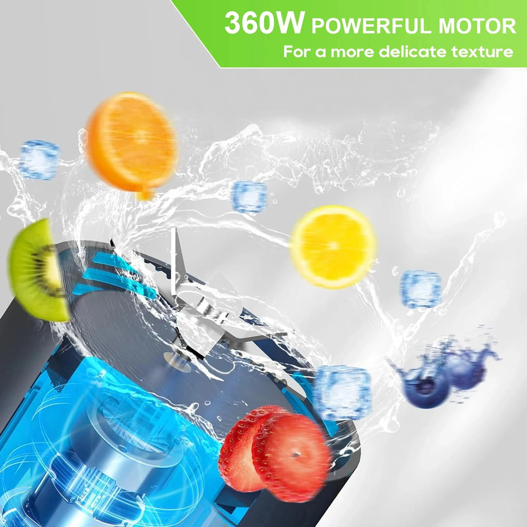 💪 TitanBlend 700 - High-Capacity USB Power Blender for Elite Workouts