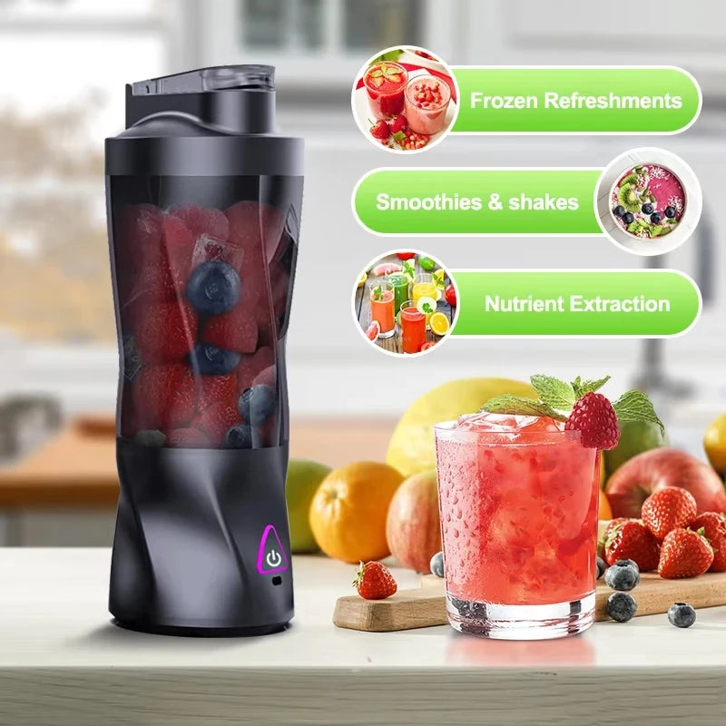 💪 TitanBlend 700 - High-Capacity USB Power Blender for Elite Workouts