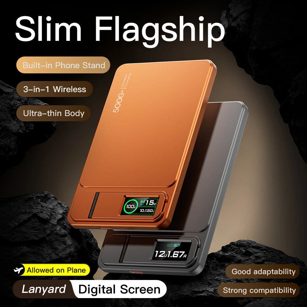 🔋 10000mAh MagSafe Power Bank - Magnetic Wireless 20W Fast Charging