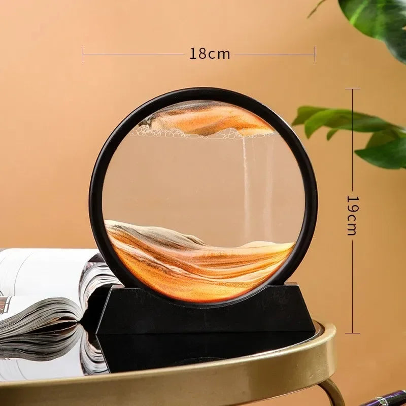 🎨 3D Moving Sand Art - Creative Desktop Stress Relief Home Decor