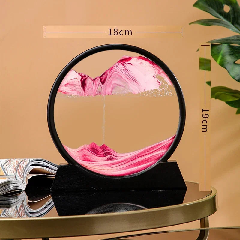 🎨 3D Moving Sand Art - Creative Desktop Stress Relief Home Decor