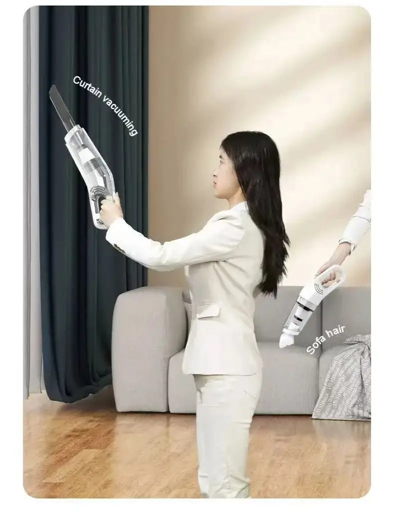 🧹 10,000PA Ultra-Suction Handheld Vacuum - Wireless Cleaner for Car & Home